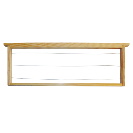 Cadre de hausse Dadant PREMIUM filé GALVA horizontal