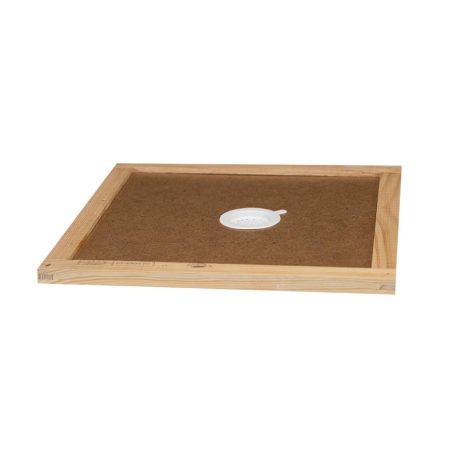 Couvre-cadres Warré en isorel encadré avec bouchon