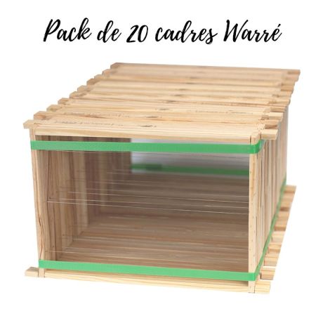 PACK de 20 cadres Warré filés