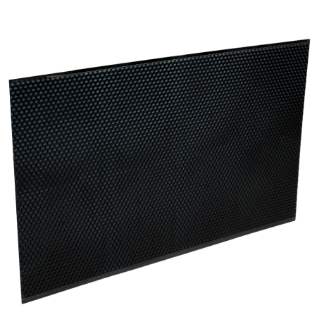 Feuille noire alvéolée plastique Dadant corps, la feuille