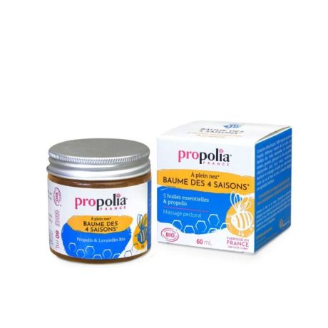 Baume des 4 saisons ECO propolis et lavandin BIO, Propolia, l'unité