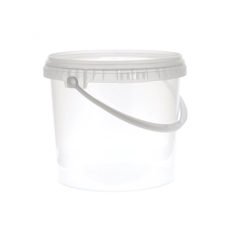 Seau cristal transparent plastique 5L Seau cristal transparent plastique 5L