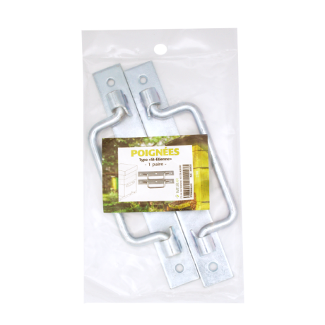 Poignées St Etienne galvanisées, la paire