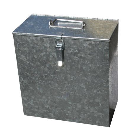 Malette de transport galvanisée pour enfumoir grand modèle