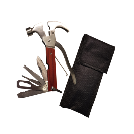 Outil 14 fonctions avec marteau, en étui Outil 14 fonctions avec marteau, en étui
