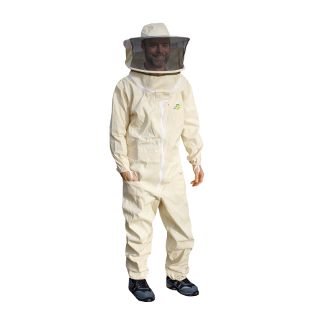 Combinaison NATURECO Ecru voile rond double arceau