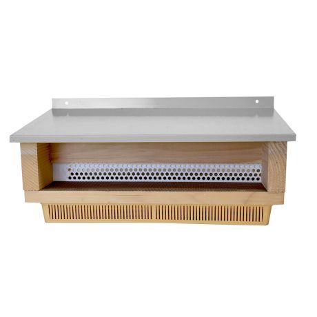 Trappe à pollen Dadant 10 BEENATURE, tôlée, vendue complète avec peigne et tiroir