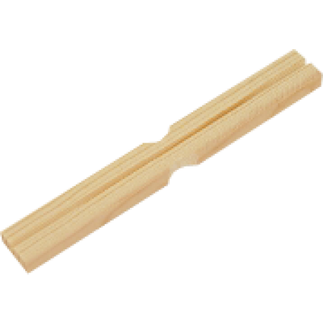 Barette en bois rainurée pour nucléi de fécondation KIELER avec encoches pour cellule royale Barette en bois rainurée pour nucléi de fécondation KIELER avec encoches pour cellule royale