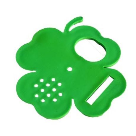 Entrée trèfle tournante verte (diamètre 85mm) Entrée trèfle tournante verte (diamètre 85mm)