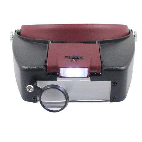 Loupe binoculaire frontale, avec projecteur LED