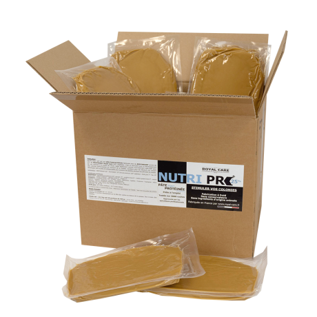NUTRIPRO Elevage 25%, pâte hyper protéinée, le carton de 13.5kg (30 pains de 450g)
