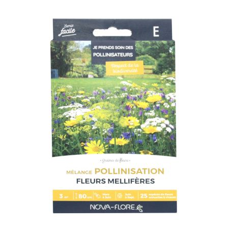 Jachère Pollinisation 25 fleurs annuelles et vivaces