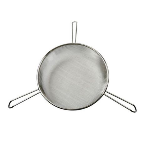 Passoire ronde en inox à trépied