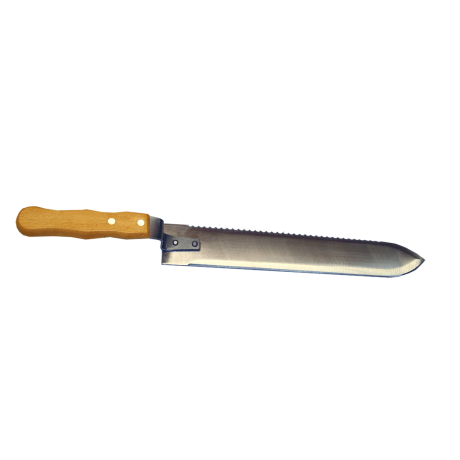 Couteau à désoperculer miel Jero avec 1 côté dentelé longueur 300 mm