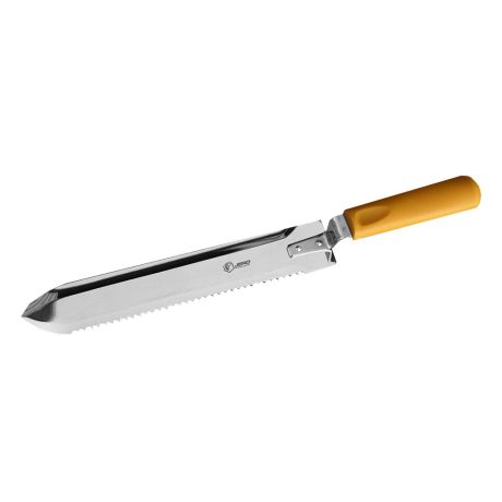 Couteau à désoperculer en inox JERO lame mixte 