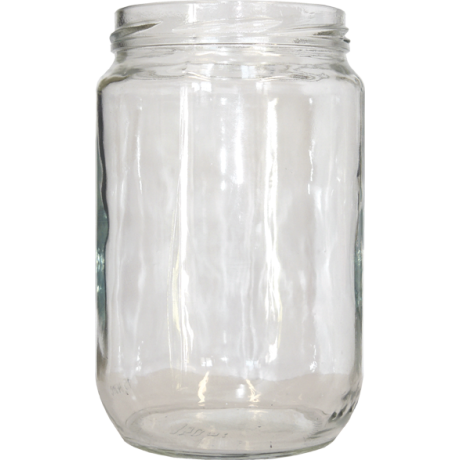 Pot en verre droit 750ml, TO82, LE PACK DE 12