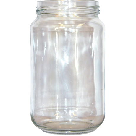 Pot en verre droit 378ml, TO63, LE PACK DE 12