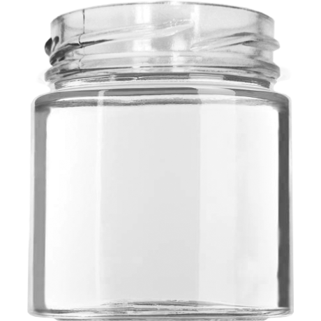 Pot en verre droit " jupe haute" 225ml, TO66, LE PACK DE 12