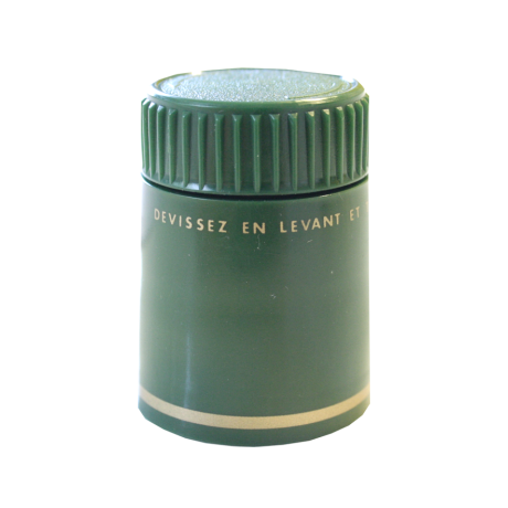 Capsule verplast long verte/noire, LE SACHET DE 12