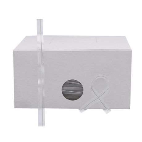 Lien cellophane blanc/transparent, LA BOITE DE 2000