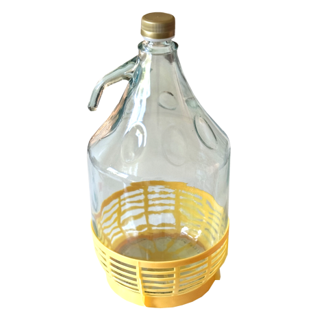 Jarre en verre 5L pour préparations au miel