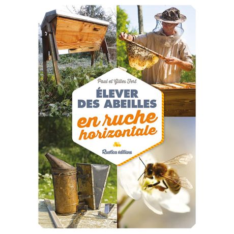 Livre "Élever des abeilles en ruche horizontale" (Ed. Rustica)