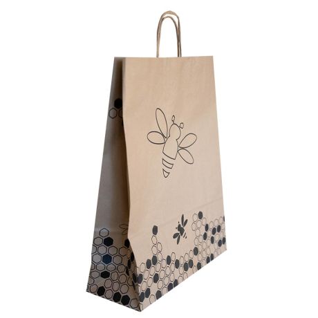 Sac en papier Abeille Taille M