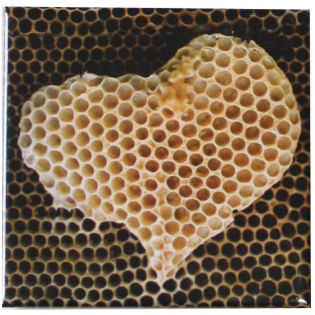 Magnet "cœur de cire" 