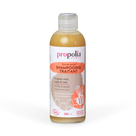 Shampoing Traitant BIO, Propolis, miel, argile, cade, Propolia, l'unité