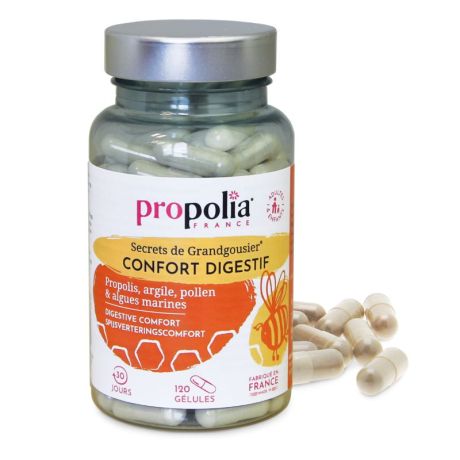 Gélules PAPA (confort digestif) PROPOLIA, LE POT DE 120 GELULES