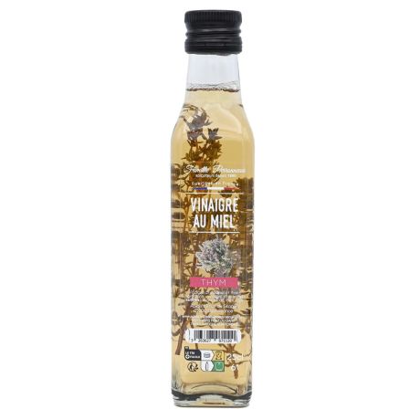 Vinaigre au miel et au thym (Vinaigre d'hydromel), la bouteille de 25cl