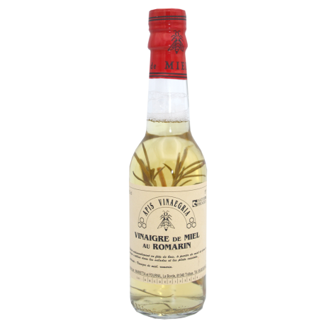 Vinaigre MIEL/ROMARIN Apis vineagria,  LA BOUTEILLE DE 25 cl