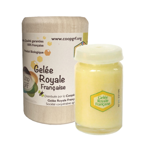 Gelée Royale FRANCAISE GRF emballage tilleul, le pot de 25g