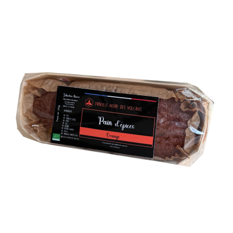 Pain d'épices BIO 210g miel et oranges, l'unité