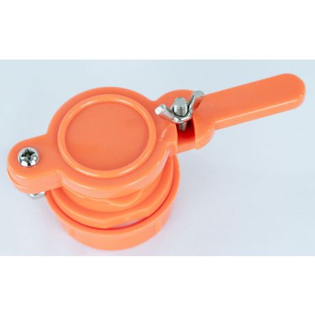 Robinet à clapet plastique 38mm avec écrou renforcé et joint