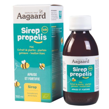 Sirop Propolis enfant AAGAARD, le flacon de 150ml