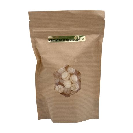 Bonbon billes au miel et à l'eucalyptus, le sachet de 150g