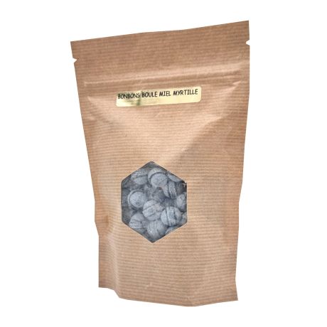 Bonbon au miel et à la myrtille, le sachet de 150g