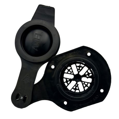 Entrée ronde en plastique modulable 3 fonctions : entrée/ventilation/nourrisseur