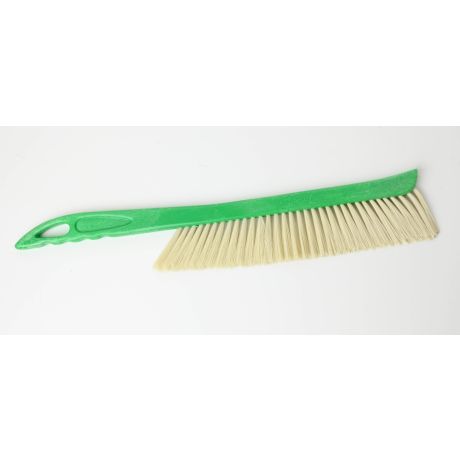Brosse abeille double en plastique, poils nylon