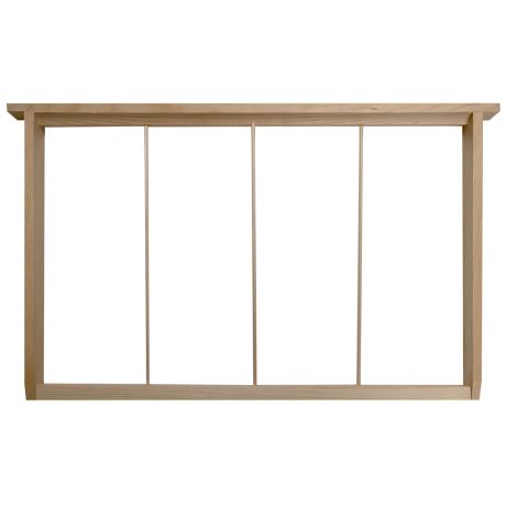 Cadre de corps Dadant à barrettes, pré-ciré et durable