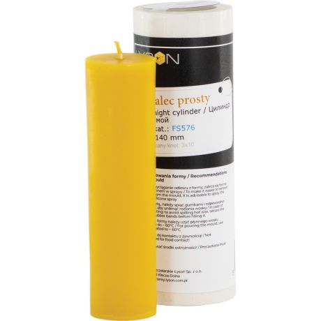 Moule silicone à bougie Cylindre droit 