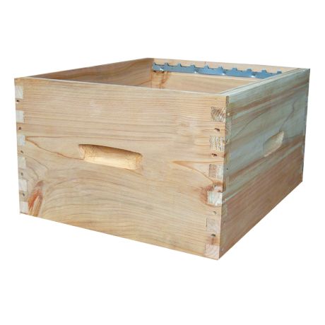 Corps Langstroth 10 NATURAPI en pin maritime à tenons, pour 10 cadres droits