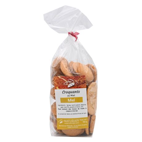 Croquants au miel, LE SACHET DE 200g