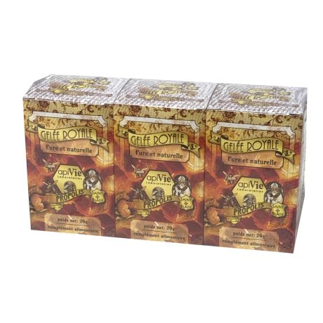 Cure de Gelée Royale, la cure de 3 pots de 20g