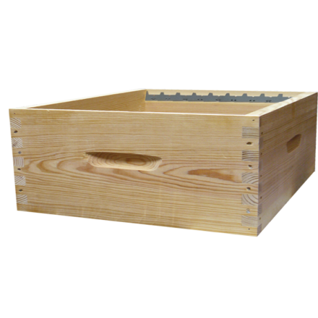 Hausse Dadant 12 NATURAPI en pin maritime à tenons, pour 11 cadres droits