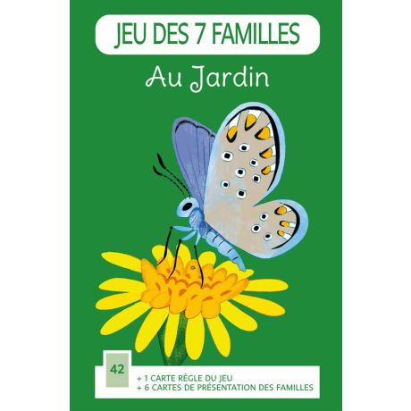 Jeu des 7 familles  "Au jardin"