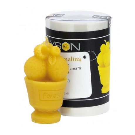 Moule silicone à bougie Glace à la framboise 