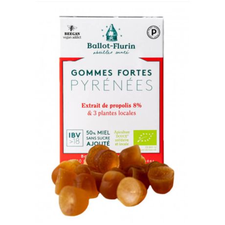 Gommes fortes à la propolis BIO, Ballot Flurin, le spray de 15ml