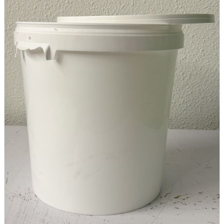 Seau blanc plastique 40KG - VENDU